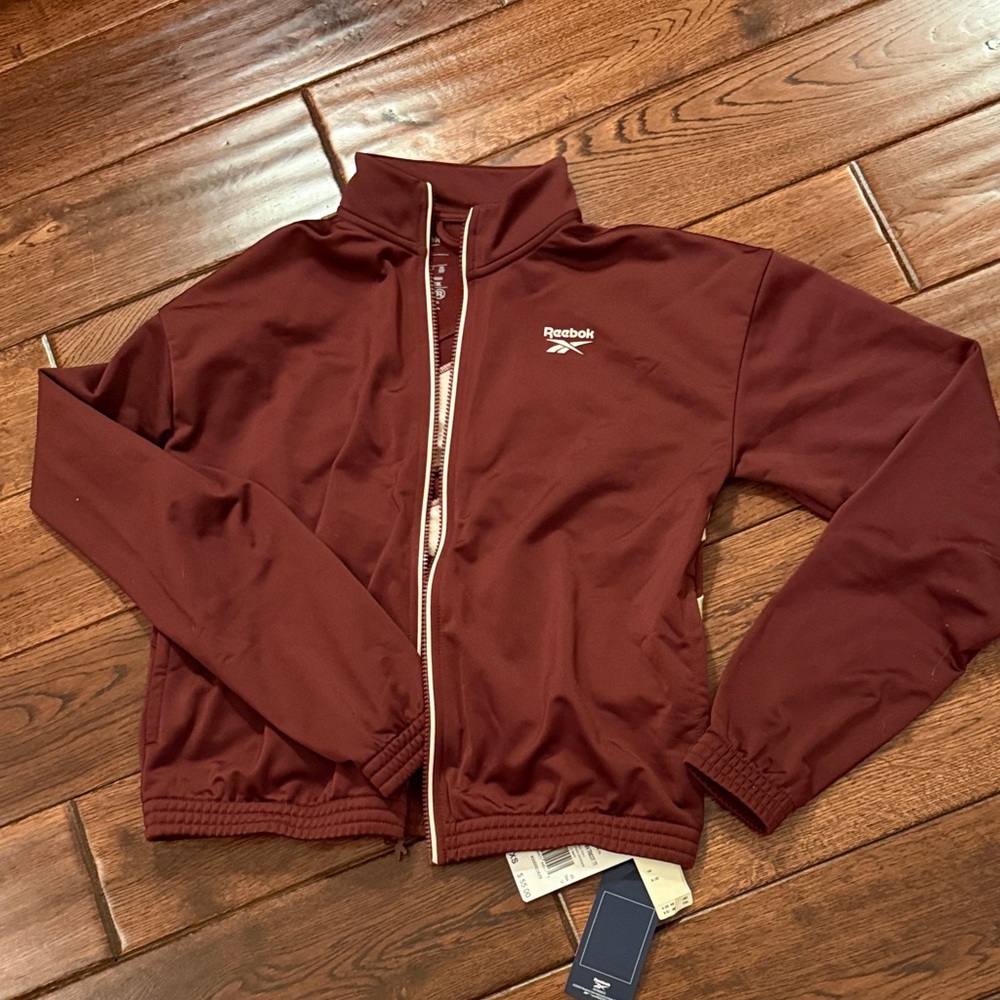 Reebok Burgundy Zip-Up Jacket